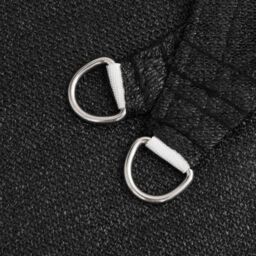 Berkfield Home Sunshade Sail 160 g/m¬≤ Black 2x3.5 m HDPE - thumbnail 5