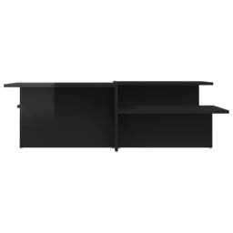 Berkfield Home Coffee Tables 2 pcs High Gloss Black Engineered Wood - thumbnail 4