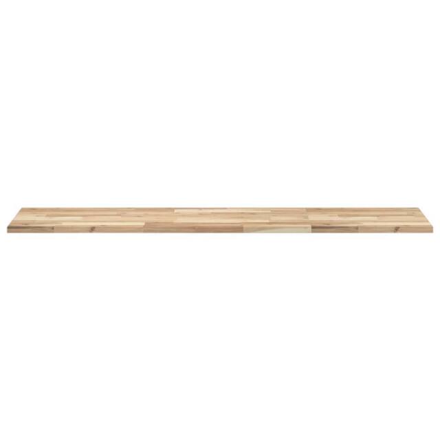 Berkfield Home Versatile Bathroom Vanity Top Untreated 160x40x2 cm Solid Wood Acacia in Brown - Size: 160 x 40 x 2 cm - image 1