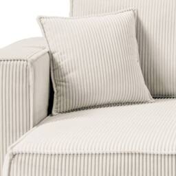 Artemis Home Hanna Reversible Corner Sofa with Sofa Bed in Cream - Size: 3 Seater - thumbnail 6