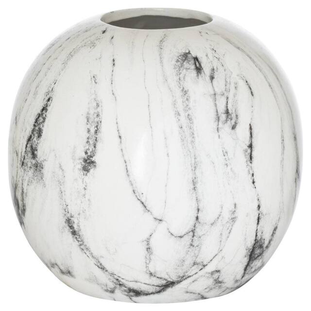 Love Lace Marble Pudding Vase in White - image 1