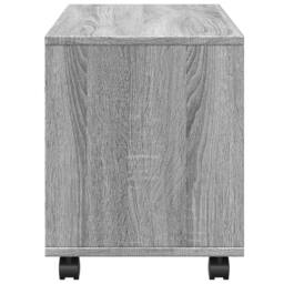 Berkfield Home Decorative vidaXL¬†Rolling¬†Cabinet¬†Grey Sonoma 72x33x42.5 cm En in Grey - thumbnail 6