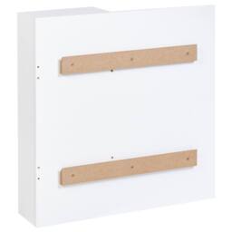 Wyld and Coco Wall-Mounted Mirror Cabinet 60 x 60 cm in White - thumbnail 6