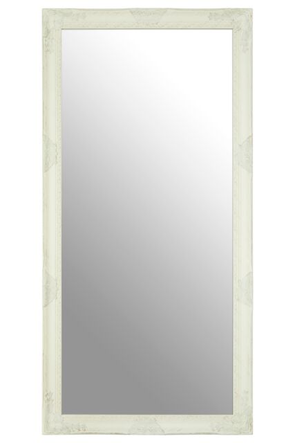 Orsina Andrey Zelma White & Brushed Gold Finish Wall Mirror - image 1