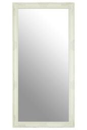 Orsina Andrey Zelma White & Brushed Gold Finish Wall Mirror - thumbnail 1