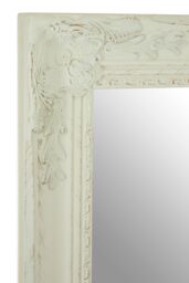 Orsina Andrey Zelma White & Brushed Gold Finish Wall Mirror - thumbnail 3