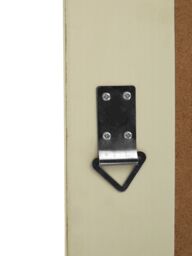 Orsina Andrey Zelma White & Brushed Gold Finish Wall Mirror - thumbnail 5