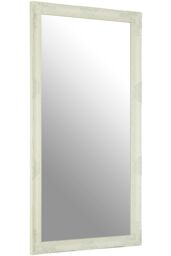 Orsina Andrey Zelma White & Brushed Gold Finish Wall Mirror - thumbnail 2