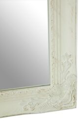 Orsina Andrey Zelma White & Brushed Gold Finish Wall Mirror - thumbnail 4