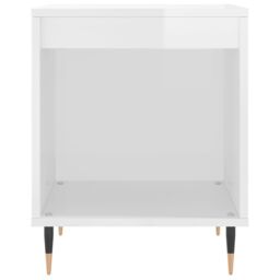 Berkfield Home Bedside Cabinets 2 pcs High Gloss White 40x35x50 cm Engineered Wood - Size: 40 x 35 x 50 cm - thumbnail 5