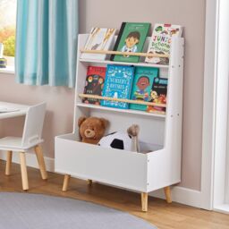 Liberty House Toys Bookcase & Toy Storage Cabinet in White - thumbnail 1