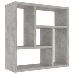 Berkfield Home Wall Shelf Concrete Grey 45.1x16x45.1 cm Engineered Wood - thumbnail 2