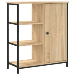 Berkfield Home Sideboard Sonoma Oak 70x30x80 cm Engineered Wood in Brown - Size: 70 x 30 x 80 cm - thumbnail 1