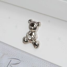 Bambino by Juliana Hand & Foot Print Frame with Ink Pad in White - thumbnail 3