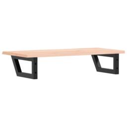 Berkfield Home Basin Shelf Wall Mounted Steel & Solid Wood Oak in Brown - thumbnail 6