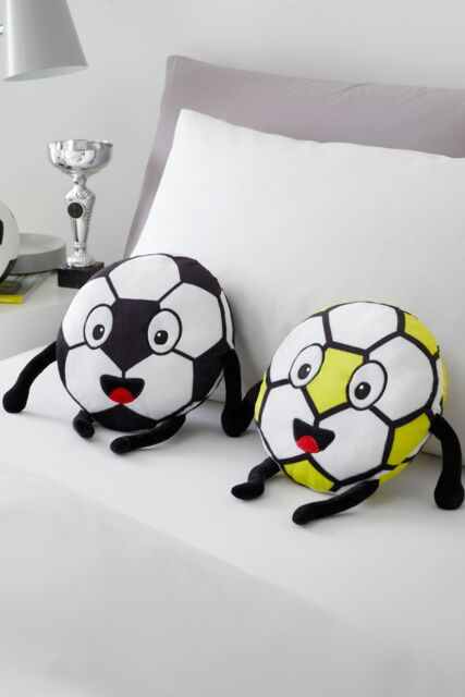 Catherine Lansfield 'Forever Together Football' Magnetic Hands Cushions in White