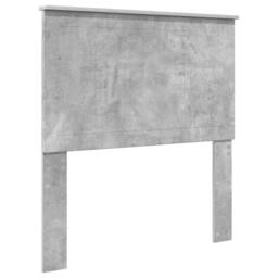 Berkfield Home Bed Frame with Headboard Concerte 90 x 200 cm Solid Pine Wood in Grey - thumbnail 6