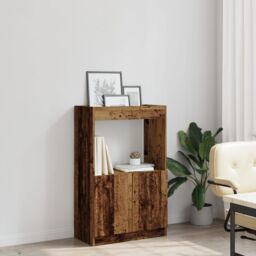 Berkfield Home Highboard Old Wood 63x33x100 cm Engineered Wood in Brown - Size: 63 x 33 x 100 cm - thumbnail 4