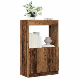 Berkfield Home Highboard Old Wood 63x33x100 cm Engineered Wood in Brown - Size: 63 x 33 x 100 cm - thumbnail 1