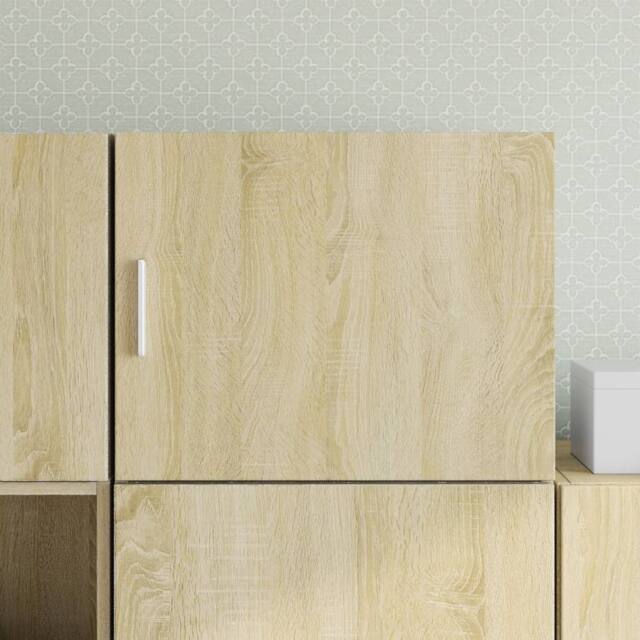 Berkfield Home Wall Cabinet Sonoma Oak 50x42.5x40 cm Engineered Wood in Light Tan - image 1