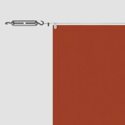 Berkfield Home Vertical Awning Terracotta 100x1200 cm Oxford Fabric in Burnt Orange - thumbnail 4