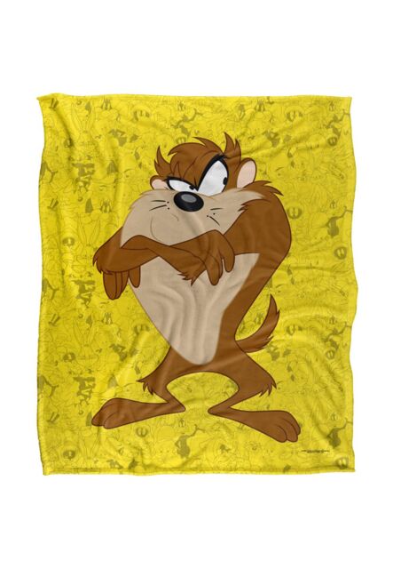 Warner Brothers Looney Tunes Officially Licensed Silky Touch Super Soft Throw Blanket 152 x 127 cm in White - image 1