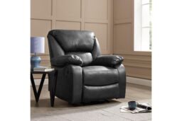 Home Detail Enoch Manual Recliner Armchair in Black