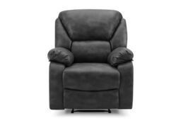 Home Detail Enoch Manual Recliner Armchair in Black - thumbnail 3