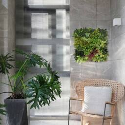 Ark Mat Purple Strand Artificial Plant Wall Panel 50x50cm - Indoor & Outdoor in Green - Size: 50x50 cm - thumbnail 8