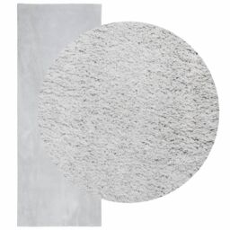 Berkfield Home Rug HUARTE Short Pile Soft & Washable Grey 80x200 cm - Size: Medium - thumbnail 3