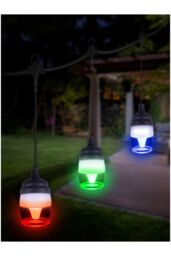 Netagon Decorative Colour Changing IP68 RGB + W APP & IR Remote Controlled 14 Lamp Festoon Light 13m - thumbnail 3