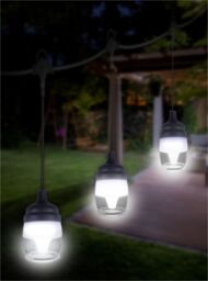 Netagon Decorative Colour Changing IP68 RGB + W APP & IR Remote Controlled 14 Lamp Festoon Light 13m - thumbnail 4