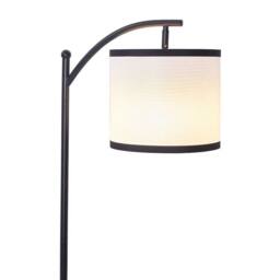 Kelvenix 59in Floor Lamp with Shelf Side Table in Brown - thumbnail 3
