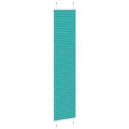 Berkfield Home Pleated Blind Petrol Green 40x200 cm Fabric Width 39.4 cm Polyester in Teal - thumbnail 4