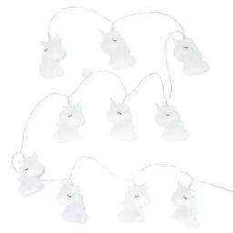 ValueLights Set of 10 Kids Battery Powered Fairy String Lights with Unicorns - thumbnail 2