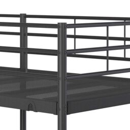 Berkfield Home Bunk Bed without Mattress Black 80x200 cm Steel - thumbnail 8