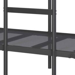 Berkfield Home Bunk Bed without Mattress Black 80x200 cm Steel - thumbnail 9