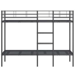 Berkfield Home Bunk Bed without Mattress Black 80x200 cm Steel - thumbnail 5