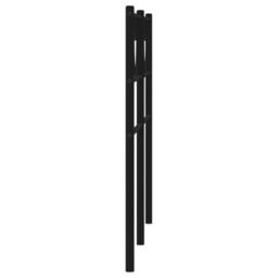 Berkfield Home Metal Headboard Black 160 cm - thumbnail 4