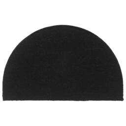 Berkfield Home Door Mat Black Half Round 50x80 cm Tufted Coir - thumbnail 2