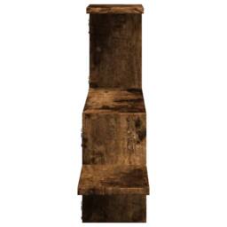 Berkfield Home Wall Shelf Smoked Oak 104x15x49 cm Engineered Wood in Brown - Size: 104 x 15 x 49 cm - thumbnail 5