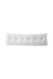 Living and Home Wedge Headboard Pillow with Removable Cover in White - Size: Medium - thumbnail 3