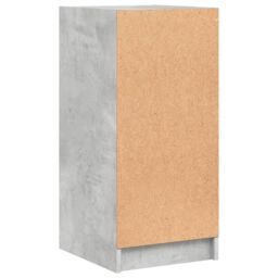 Berkfield Home Side Cabinet with Glass Doors Concrete Grey 35x37x75.5 cm - thumbnail 8
