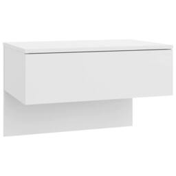 Berkfield Home Wall-mounted Bedside Cabinets 2 pcs High Gloss White - thumbnail 5