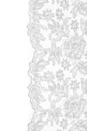 Living and Home White Floral Lace Sheer Curtains, 2-Panel Set - Size: 125 cm width x 175 cm drop - thumbnail 5