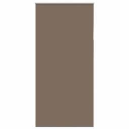 Berkfield Home Roller Blind Blackout Coffee 95x210 cm Fabric Width 90.7 cm Polyester in Brown - thumbnail 2