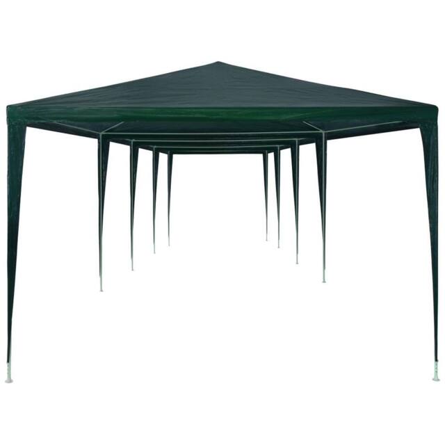 Berkfield Home Party Tent 3x12 m PE Green - image 1