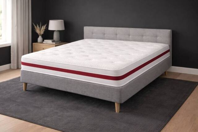 Chester & Oakley Very Firm 1500 Pocket Spring Mattress in White - Size: Double - image 1