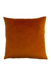 Paoletti Palm Grove Velvet Jacquard Fern Cushion in Teal - Size: 50 cm x 50 cm - thumbnail 2