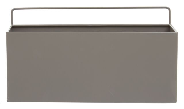 Orsina Small Plant Box, Robust Iron Constructed Garden Planter Box, Versatile Garden Box For Planting in Grey - image 1